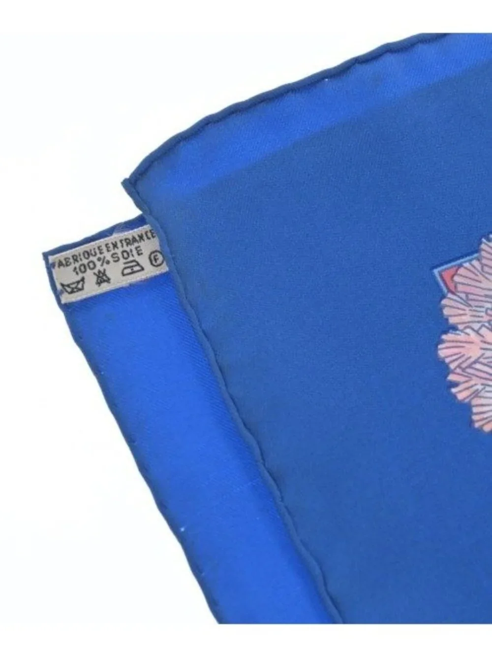 Hermes Bandana Scarf Blue
